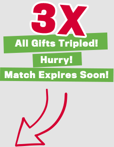 3X All Gifts Tripled! Hurry! Match Expires Soon!