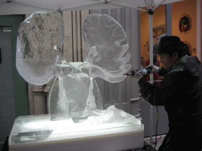 Okamato Studio Ice sculpture