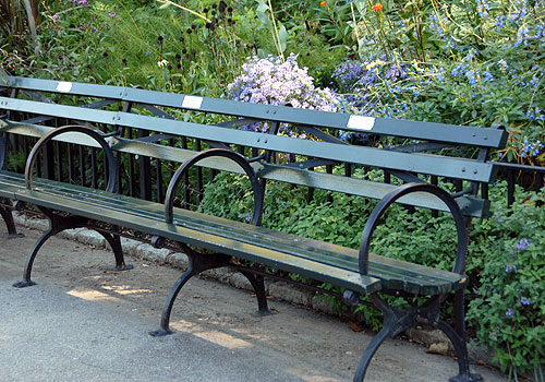 New York Jets Park Bench